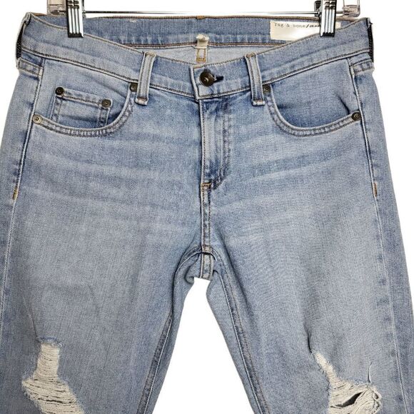 Rag & Bone Dre Capri in Marina Jeans Size 26 - Picture 3 of 12